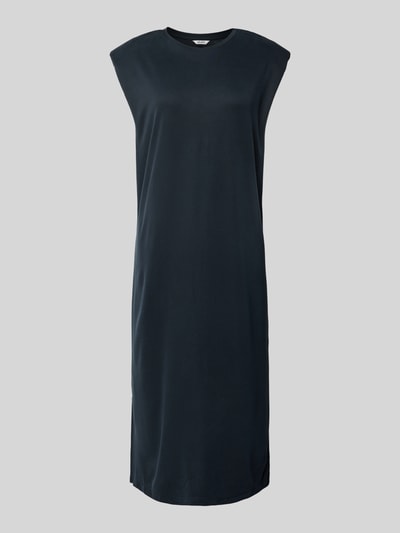 mbyM Knielange jurk met kapmouwen, model 'Stivian' Zwart - 2