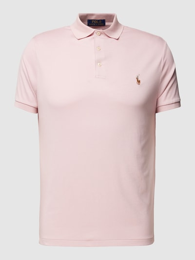 Polo Ralph Lauren Koszulka polo o kroju slim fit z wyhaftowanym logo Brudnoróżowy 2
