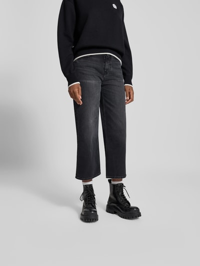 Kenzo Wide Fit Jeans in 7/8-Länge Dunkelgrau 4