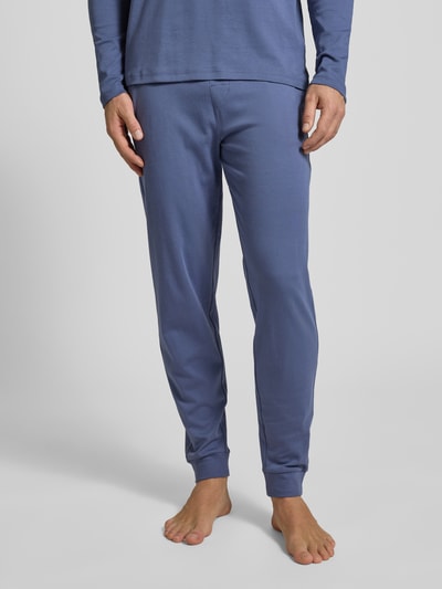 Christian Berg Men Relaxed Fit Sweatpants mit Tunnelzug Rauchblau 4