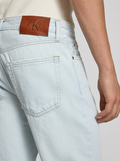 Calvin Klein Jeans Straight Leg Jeans im 5-Pocket-Design Hellblau 3