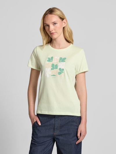 Tom Tailor Regular Fit T-Shirt aus reiner Baumwolle Mint 4