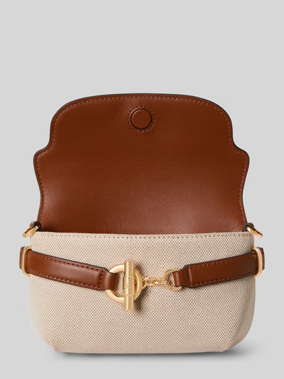 Lauren Ralph Lauren Umhängetasche aus Segeltuch mit Gürteldetail Cognac 6