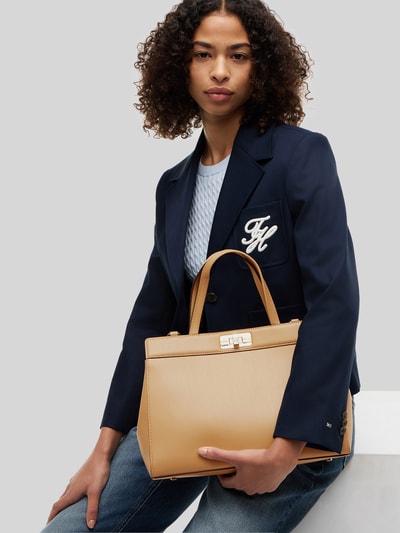Tommy Hilfiger Henkeltasche mit abnehmbaren Schulterriemen Beige 1