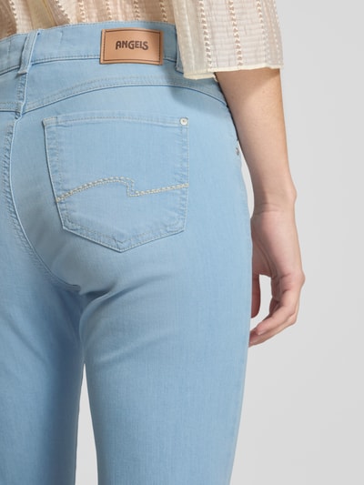 Angels Jeansy o kroju slim fit z dodatkiem streczu model ‘Cici’ Jasnoniebieski 3