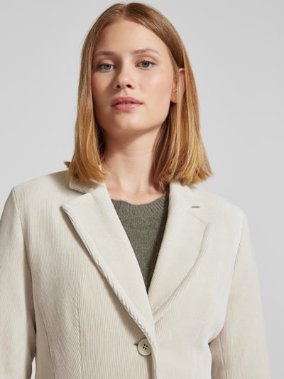 Marc Cain Blazer met reverskraag, model 'COLLECTIONS' Ecru - 3