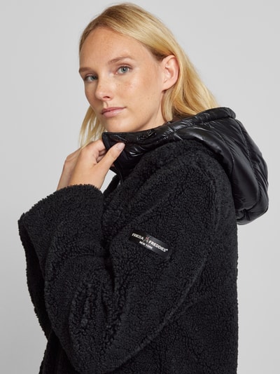 Frieda & Freddies Mantel im Double-Layer-Look Modell 'GINE' Black 3