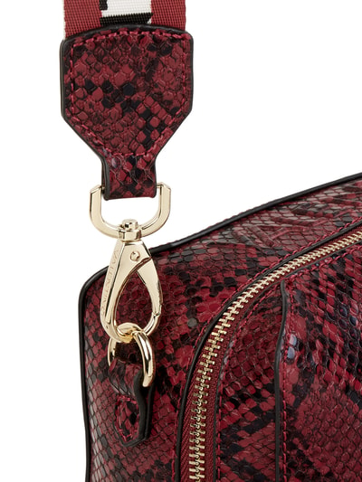 VALENTINO BAGS Crossbody Bag in Snake-Optik Modell 'Pattie'  Bordeaux 4