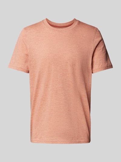 MCNEAL T-shirt met geribde ronde hals Terracotta - 2