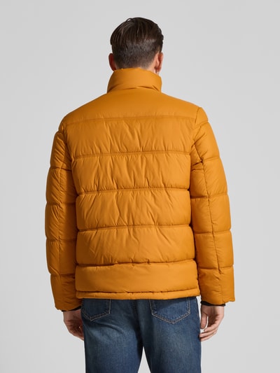 Tom Tailor Regular Fit Steppjacke mit Stehkragen Orange 5