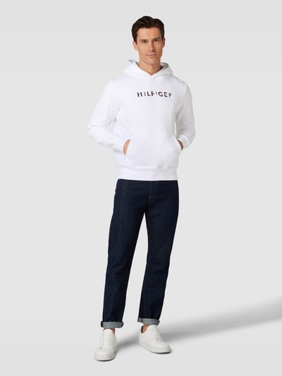 Tommy Hilfiger Hoodie mit Label-Print Weiss 1