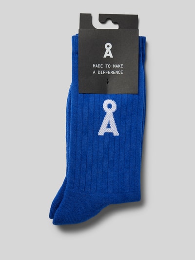 Armedangels Socken mit Logo-Detail Modell 'SAAMUS' Royal 3