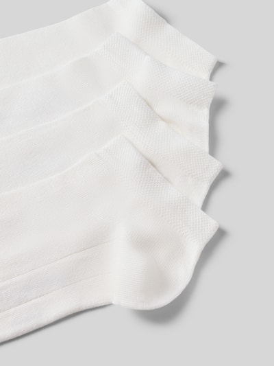 Produktfoto, Slim Fit Socken aus Viskose-Mix im 4er-Pack von Christian Berg Men, weiß, elastisch, feine Struktur, knöchellang für Herren