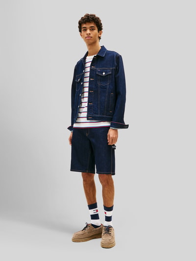 Tommy Jeans Regular Fit Jeansjacke aus Baumwoll-Mix Jeansblau 1