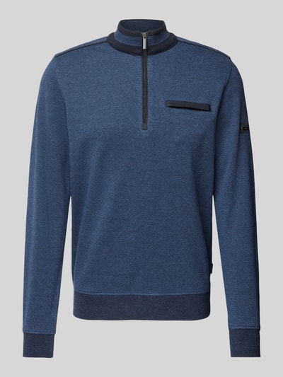 bugatti Sweatshirt mit Stehkragen Marine 2