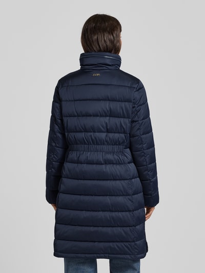 JOOP! Gewatteerde lange jas met opstaande kraag, model 'Christin' Marineblauw - 5