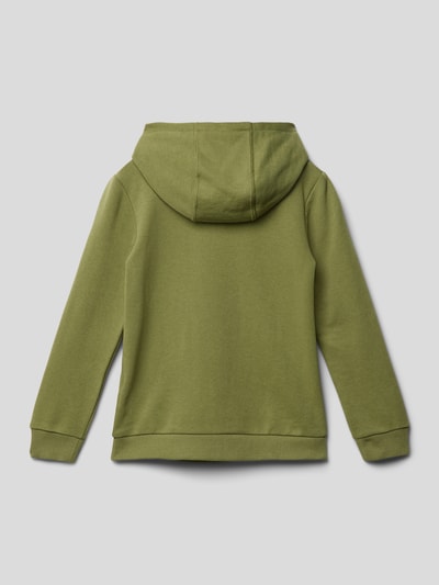 Levi’s® Kids Hoodie mit Label-Print Modell 'BATWING' Oliv 3