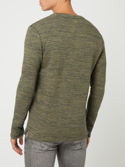 Selected Homme Sweatshirt van biologisch katoen, model 'Jay' Groen - 5