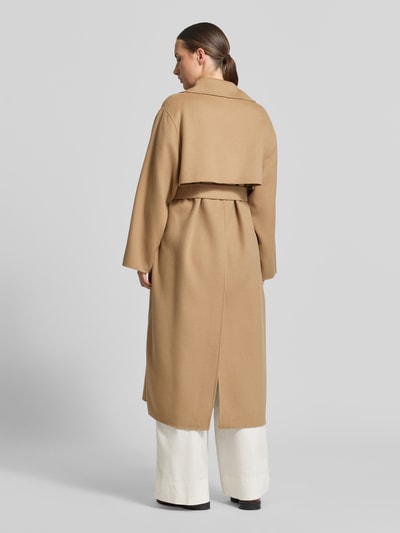 Weekend Max Mara Regular fit lange jas van scheerwolmix model 'OPEROSO' Camel - 5