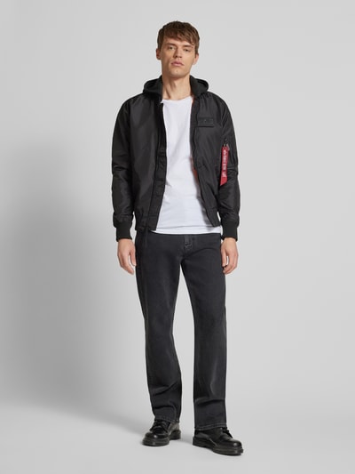 Alpha Industries Jacke mit Label-Patch Black 1