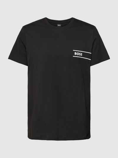 BOSS T-Shirt mit Label-Print Black 1