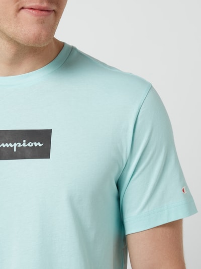 CHAMPION Custom Fit T-Shirt aus Baumwolle Aqua 3