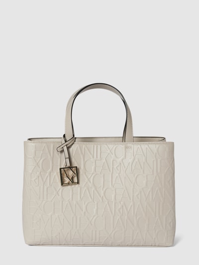 ARMANI EXCHANGE Handtas met labeldetails in taupe online kopen P C