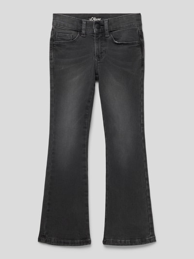 s.Oliver RED LABEL Flared Jeans im 5-Pocket-Design Black 1