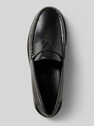 Productfoto, Loafer uit echt leer Model 'Rossio' van Guess, afgeronde fit, gladde zool, hakhoogte 3 cm, schachthoogte 8 cm, schachtwijdte 6 cm