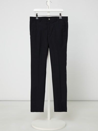 G.O.L. Broek met persplooien Marineblauw - 1