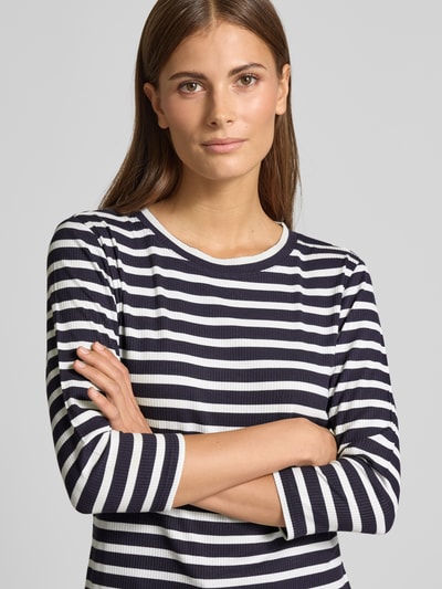 comma Longsleeve mit 3/4-Ärmel Rauchblau 3