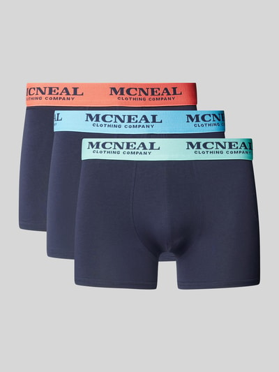 MCNEAL Trunks mit elastischem Logo-Bund im 3er-Pack Koralle 1