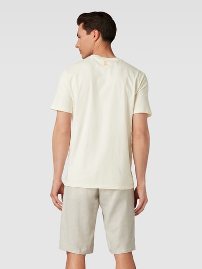 Armedangels T-Shirt mit Motiv-Stitching Modell 'ADONI' Offwhite 5
