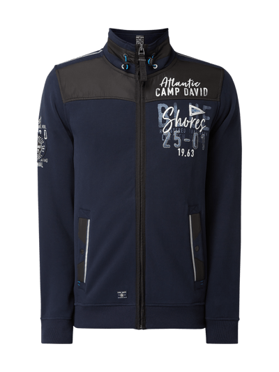 Camp David Sweatjacke mit Logo-Details Marine 2