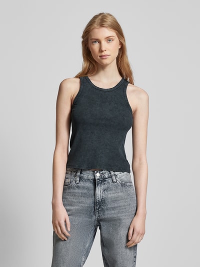 Noisy May Tanktop in Ripp-Optik Modell 'MAYA' Black 4