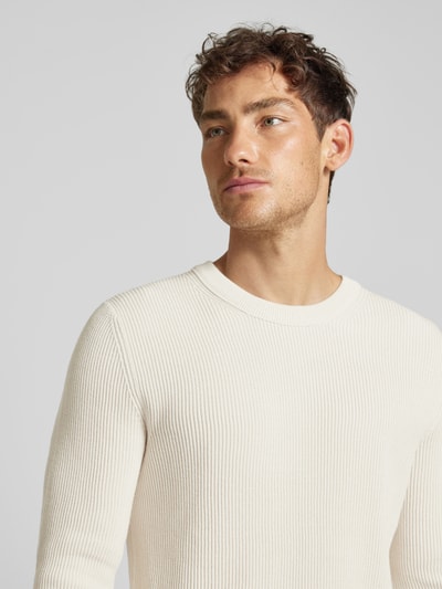 JAKE*S STUDIO MEN Gebreide pullover met ronde hals Kit - 3