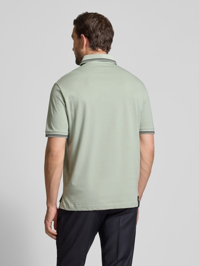 ARMANI EXCHANGE Poloshirt mit Label-Print Mint 5