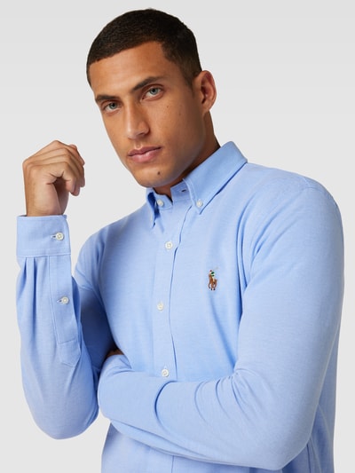 Polo Ralph Lauren Regular Fit Freizeithemd mit Button-Down-Kragen Bleu 3