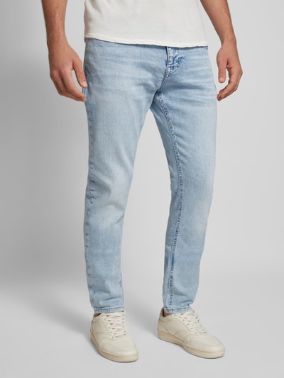 Tommy Jeans Slim Tapered Fit Jeans im 5-Pocket-Design Modell 'AUSTIN' Hellblau 4