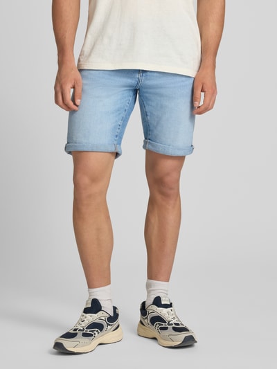 ONLY & SONS szorty jeansowe o kroju regular fit z mieszanki bawełny model ' Jeansowy niebieski 4