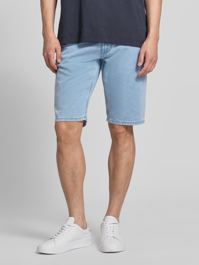 s.Oliver RED LABEL Regular Fit Jeansshorts aus Baumwoll-Mix Jeansblau 4