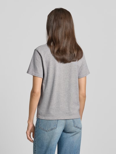 Polo Ralph Lauren T-Shirt mit Label-Stitching Mittelgrau Melange 5