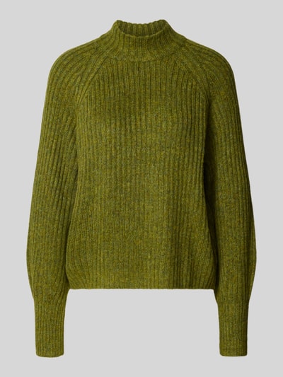 ONLY Sweter z raglanowymi rękawami Zielony melanż 1