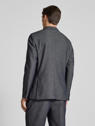 BOSS Slim Fit 2-Knopf-Sakko aus Baumwoll-Mix Modell 'HANRY' Marine 5