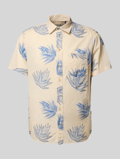 Blend Regular Fit Freizeithemd mit 1/2-Arm Modell 'ALAN' Beige 2