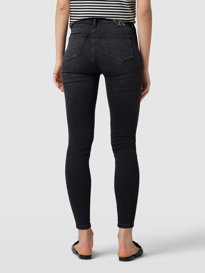 Calvin Klein Jeans High Rise Jeans mit Label-Stitching Black 5