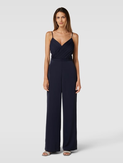 V.M. Jumpsuit in Wickel-Optik Marine 4