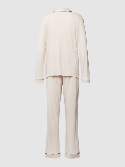 Hanro Pyjama-Oberteil mit durchgehender Knopfleiste Offwhite 3