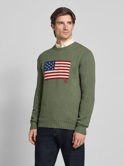 Polo Ralph Lauren Gebreide trui met motiefprint Groen - 4