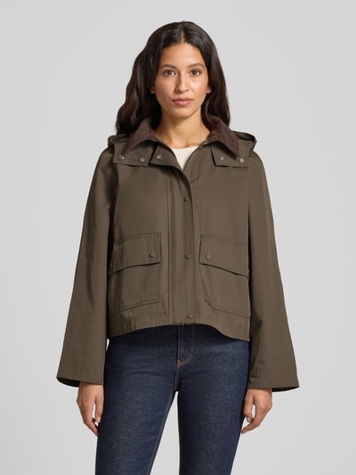 Stefanel Blouson met capuchon Donkergroen - 4